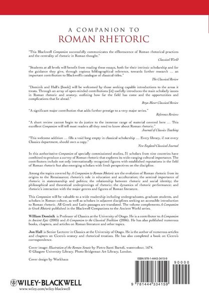 Produktbild: A Companion to Roman Rhetoric