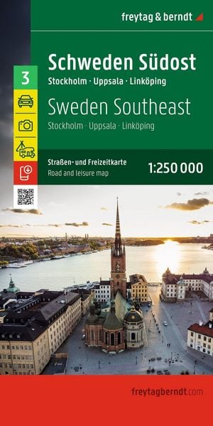 Produktbild: Freytag & berndt Stra&szlig;enkarte Schweden S&uuml;dost 1:250.000
