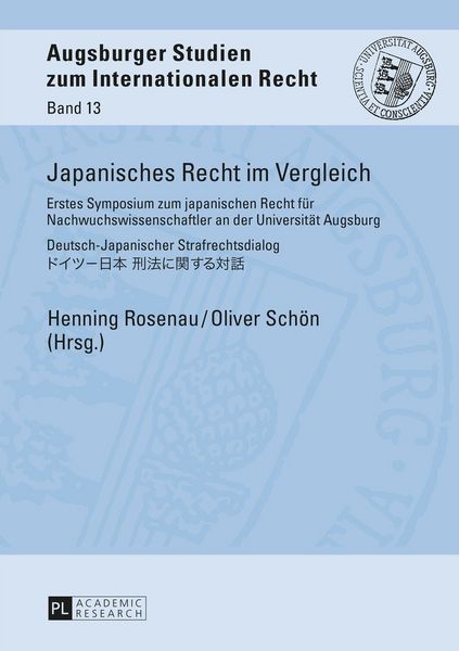 Produktbild: Japanisches Recht im Vergleich