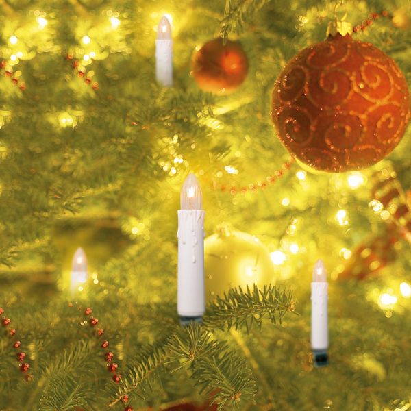 Produktbild: Idena Lichterkette Kerzenlichter 30 LED warmwei&szlig; f&uuml;r Innen