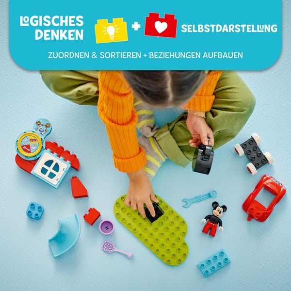Produktbild: LEGO DUPLO | Disney Mickey Mouse Clubhouse & Car Set 10454