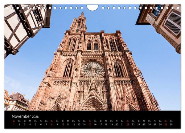 Produktbild: Stra&szlig;burg Impressionen (Wandkalender 2026 DIN A4 quer), CALVENDO Monatskalender