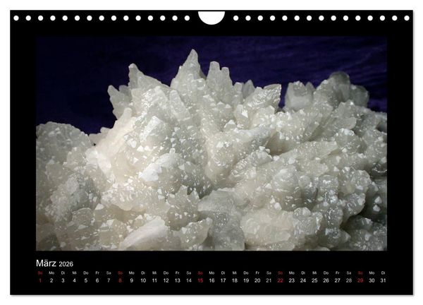 Produktbild: Mineralien aus dem Sauerland (Wandkalender 2026 DIN A4 quer), CALVENDO Monatskalender