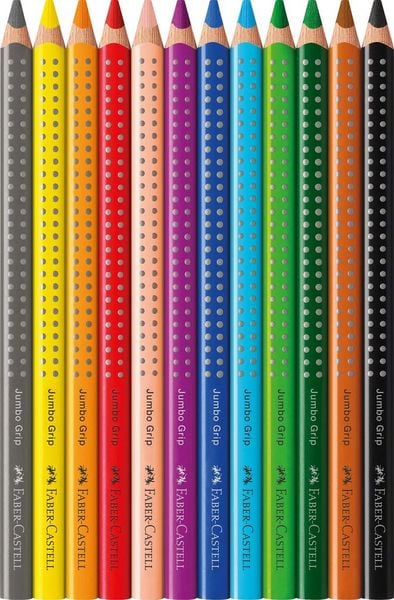 Produktbild: Faber-Castell Buntstifte Jumbo Grip, 12er Set