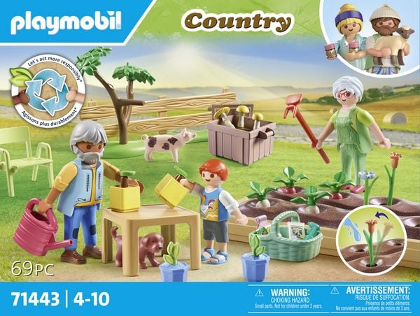 Produktbild: Playmobil&reg; Country Idyllischer Gem&uuml;segarten bei den Gro&szlig;eltern 71443