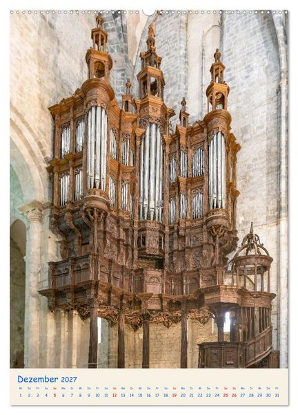 Produktbild: Orgel Giganten (Wandkalender 2027 DIN A2 hoch), CALVENDO Monatskalender