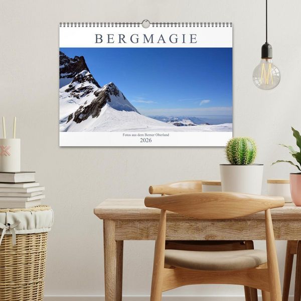 Produktbild: Bergmagie &ndash; Fotos aus dem Berner Oberland (Wandkalender 2026 DIN A3 quer), CALVENDO Monatskalender