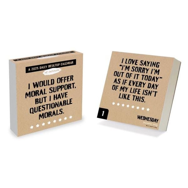 Produktbild: Cal 2025- Anti Affirmations Daily Desktop