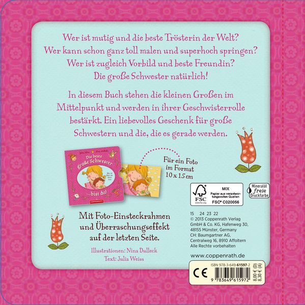Produktbild: Die beste gro&szlig;e Schwester bist du!