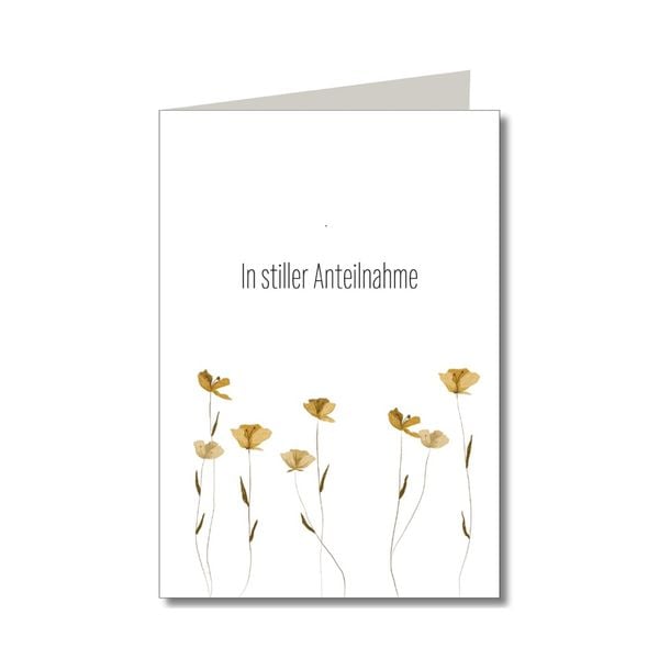 Produktbild: KEITCARDS Trauerkarten, hochwertige Klappkarten inklusive Briefumschlag, 6er Set