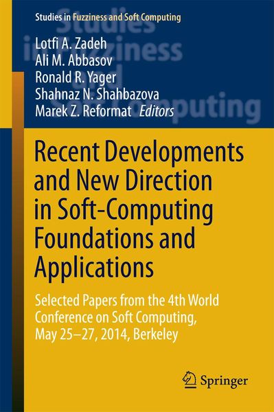 Produktbild: Recent Developments and New Direction in Soft-Computing Foundations and Applications