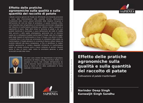 Produktbild: Effetto delle pratiche agronomiche sulla qualit&agrave; e sulla quantit&agrave; del raccolto di patate