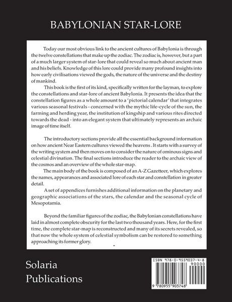 Produktbild: Babylonian Star-Lore. an Illustrated Guide to the Star-Lore and Constellations of Ancient Babylonia