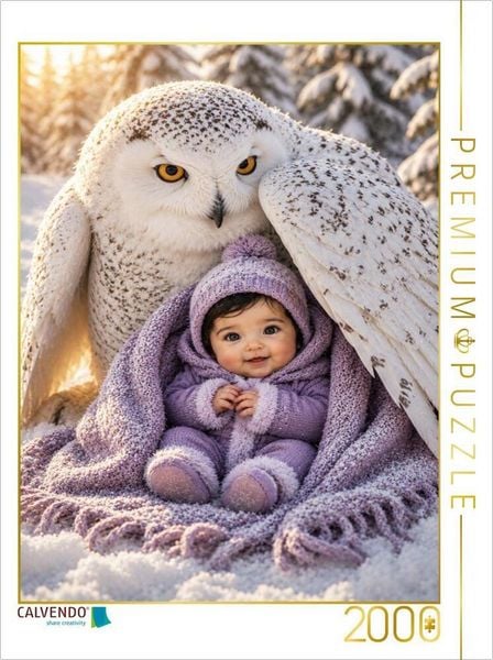 CALVENDO Puzzle Unter den Flügeln | 2000 Teile Lege-Größe 90 × 67 cm Foto-Puzzle für glückliche Stunden