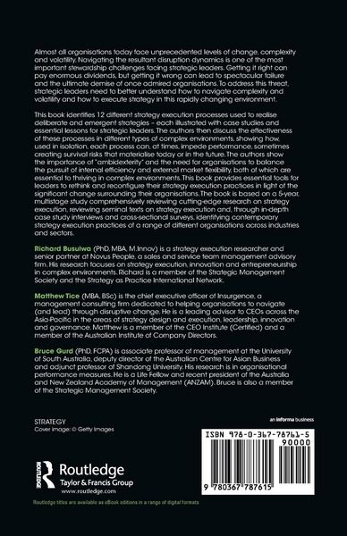 Produktbild: Strategy Execution and Complexity