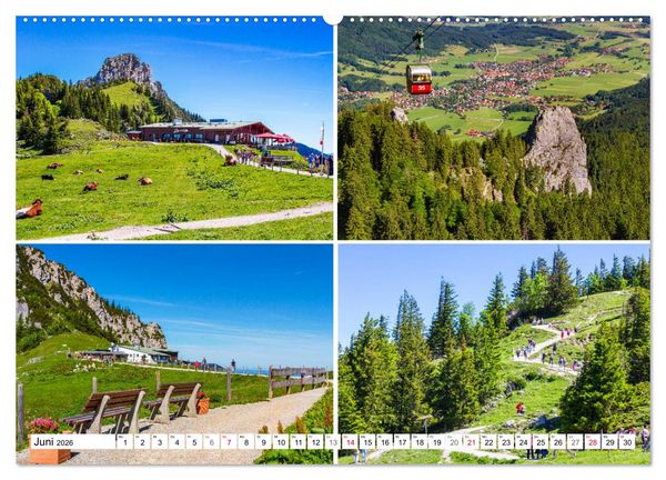 Produktbild: Chiemgau-Highlights (hochwertiger Premium Wandkalender 2026 DIN A2 quer), Kunstdruck in Hochglanz
