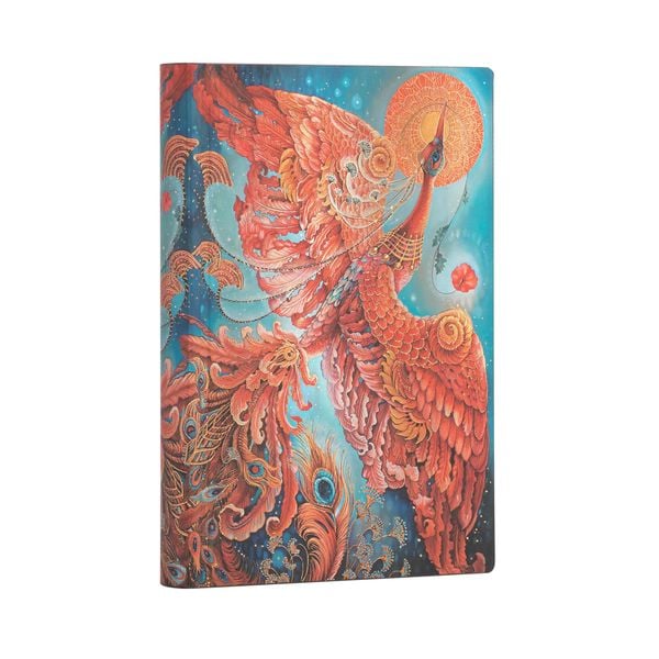 Produktbild: Softcover Notizbuch Feuervogel, Mini, Liniert