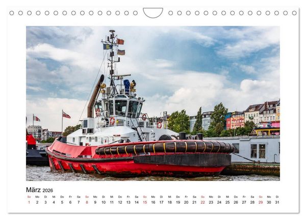 Produktbild: Hamburger Hafen - In der Welt der Container-Riesen (Wandkalender 2026 DIN A4 quer), CALVENDO Monatskalender