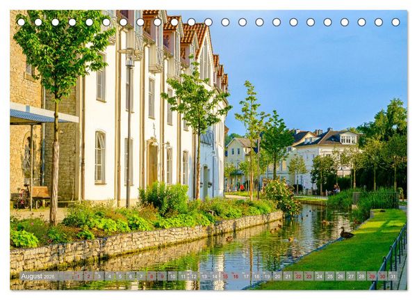 Produktbild: Ein Blick auf Detmold (Tischkalender 2026 DIN A5 quer), CALVENDO Monatskalender