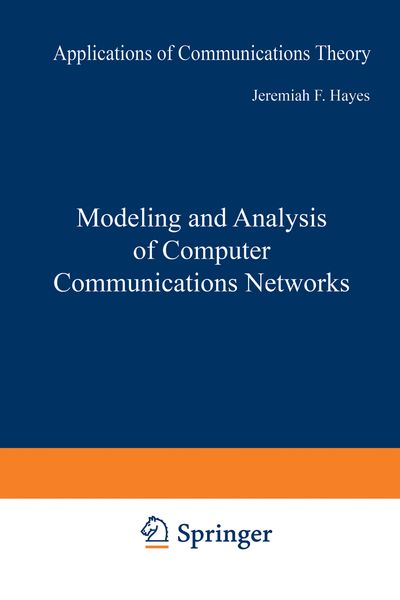 Produktbild: Modeling and Analysis of Computer Communications Networks