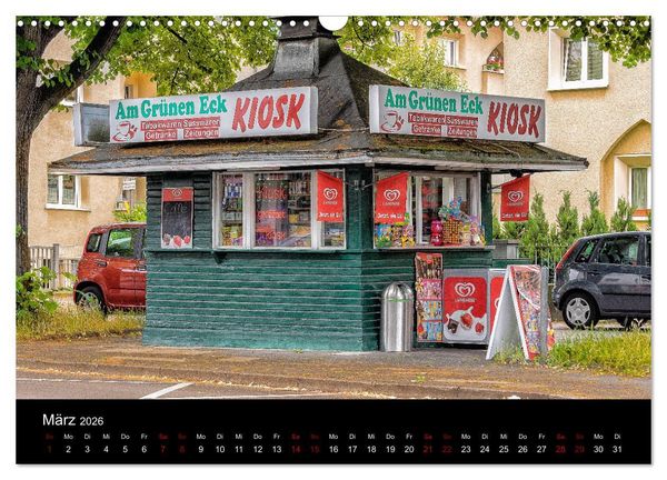 Produktbild: K&ouml;lsche Veedelskultur. B&uuml;dchen, Kioske und Trinkhallen. (Wandkalender 2026 DIN A3 quer), CALVENDO Monatskalender