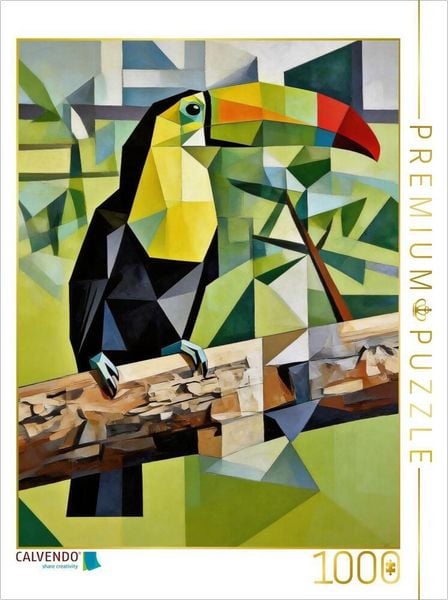 CALVENDO Puzzle Tukan | 1000 Teile Lege-Größe 64x48cm Foto-Puzzle für glückliche Stunden