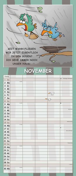 Produktbild: Lach mal wieder... 2026 Familienplaner - Familienkalender - Wandkalender - 19,5x45