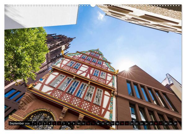 Produktbild: FRANKFURT Impressionen aus Mainhattan (hochwertiger Premium Wandkalender 2026 DIN A2 quer), Kunstdruck in Hochglanz