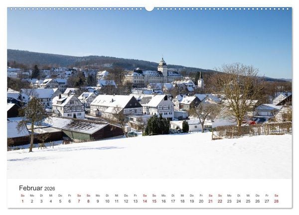 Produktbild: Grafschaft, ein Dorf im Schmallenberger Sauerland (hochwertiger Premium Wandkalender 2026 DIN A2 quer), Kunstdruck in Hochglanz