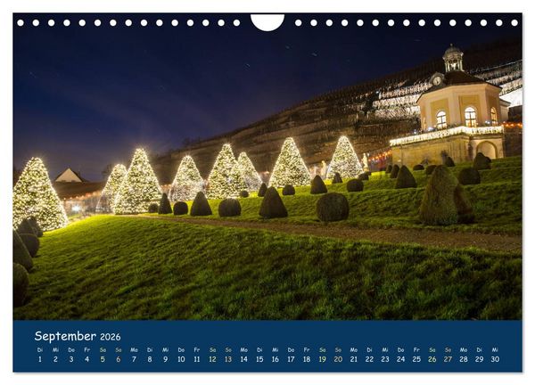 Produktbild: Elbflorenz - Dresden und Umgebung (Wandkalender 2026 DIN A4 quer), CALVENDO Monatskalender