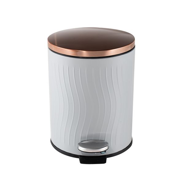 HTI-Living Treteimer Jannik 12L Grau/Kupfer Treteimer Jannik 12L Grau/Kupfer