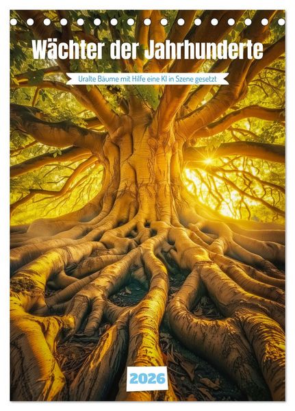 Wächter der Jahrhunderte (Tischkalender 2026 DIN A5 hoch), CALVENDO Monatskalender