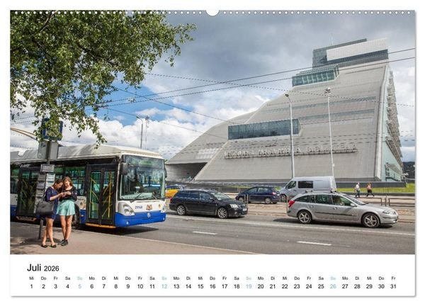 Produktbild: Riga - Metropole des Baltikums (hochwertiger Premium Wandkalender 2026 DIN A2 quer), Kunstdruck in Hochglanz