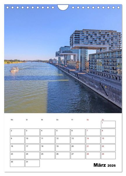 Produktbild: K&ouml;ln und D&uuml;sseldorf - Stadtmomente am Rhein (Wandkalender 2026 DIN A4 hoch), CALVENDO Monatskalender