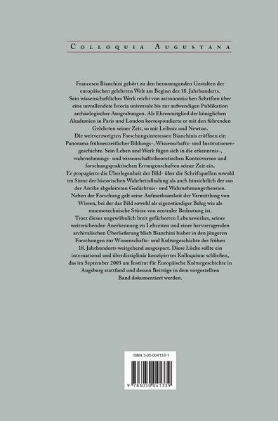 Produktbild: Francesco Bianchini (1662-1729) und die europ&auml;ische gelehrte Welt um 1700