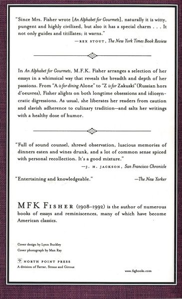 Produktbild: An Alphabet for Gourmets