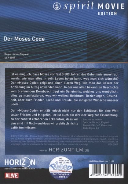 Produktbild: Der Moses Code