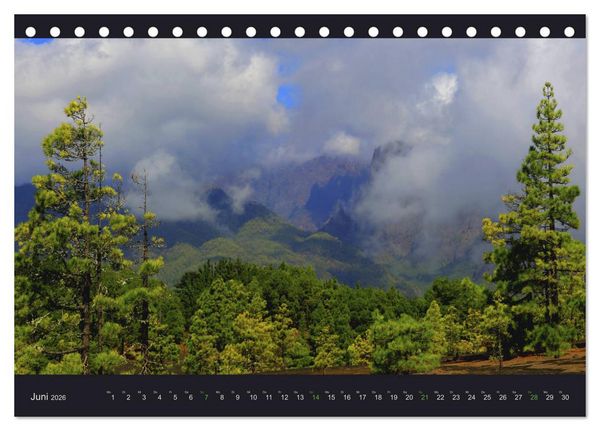Produktbild: wildes La Palma (Tischkalender 2026 DIN A5 quer), CALVENDO Monatskalender