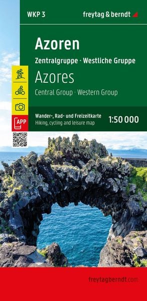 Produktbild: Azoren, Wander-, Rad- und Freizeitkarte 1:50.000, freytag & berndt