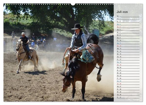 Produktbild: Faszination Rodeo (Wandkalender 2026 DIN A2 quer), CALVENDO Monatskalender