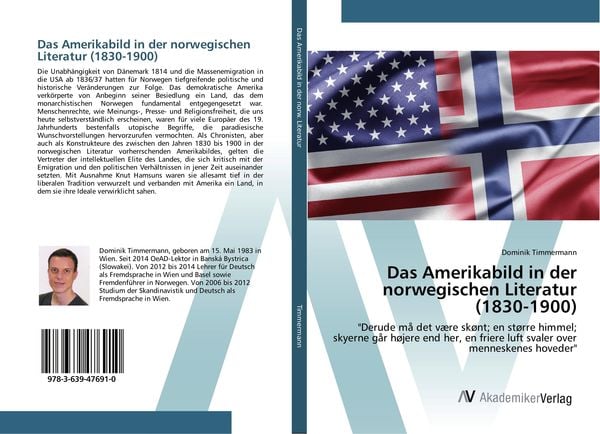 Produktbild: Das Amerikabild in der norwegischen Literatur (1830-1900)