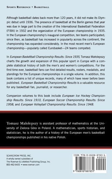 Produktbild: European Basketball Championship Results