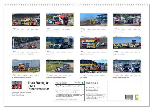 Produktbild: Truck Racing am LIMIT - Panoramabilder (Wandkalender 2026 DIN A2 quer), CALVENDO Monatskalender