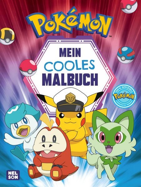 Pokémon Activity-Buch: Mein cooles Malbuch, Taschenbuch von , Nelson, 9783845129006