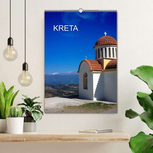 Produktbild: KRETA (Wandkalender 2026 DIN A2 hoch), CALVENDO Monatskalender