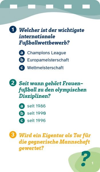 Produktbild: WAS IST WAS Quiz Fu&szlig;ball