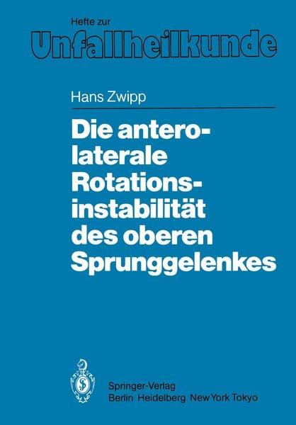 Produktbild: Die antero-laterale Rotationsinstabilit&auml;t des oberen Sprunggelenkes