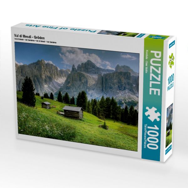 Produktbild: CALVENDO Puzzle Val di Mesdi - Gr&ouml;den | 1000 Teile Lege-Gr&ouml;&szlig;e 64x48cm Foto-Puzzle f&uuml;r gl&uuml;ckliche Stunden