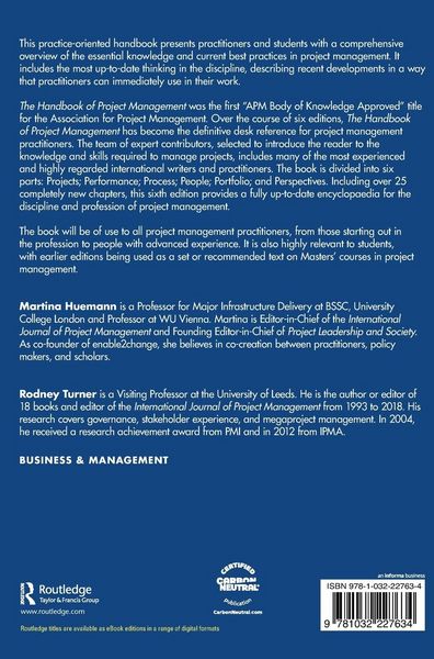 Produktbild: The Handbook of Project Management