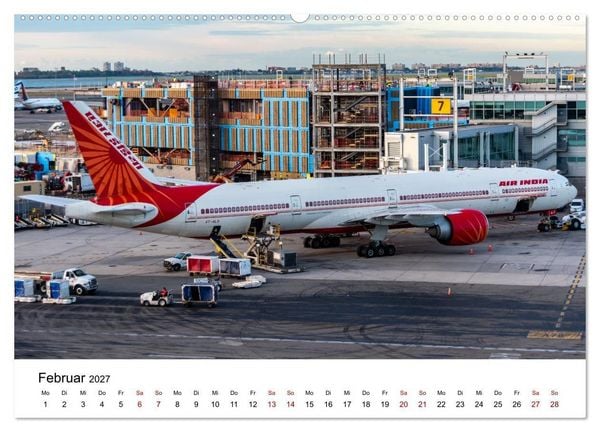 Produktbild: Boeing 777 Die Triple Seven (hochwertiger Premium Wandkalender 2027 DIN A2 quer), Kunstdruck in Hochglanz